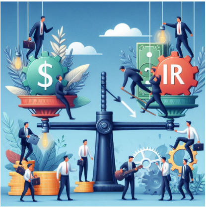 Illustration showing key NPV and IRR differences in capital budgeting decisions