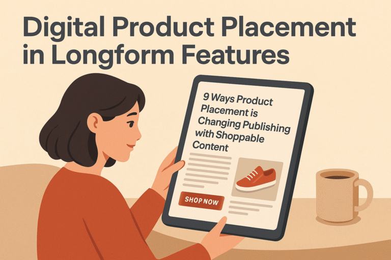 Product placement publishing