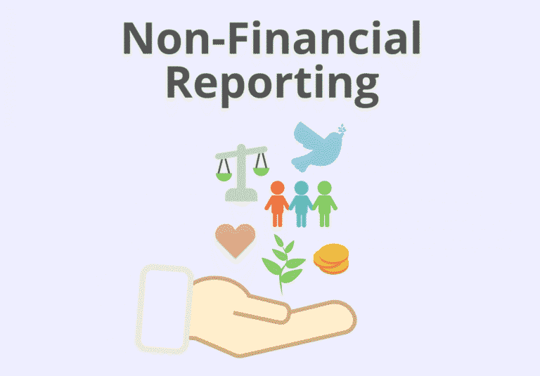 Indian business professionals analyzing ESG data with business transparency tools for accurate non-financial reporting in India