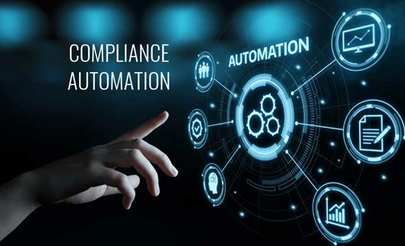 Compliance automation streamlining regulatory processes and ensuring business efficiency.