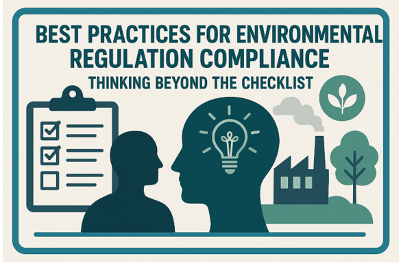 Environmental regulatory compliance practices with audits, transparency reports, and sustainability initiatives