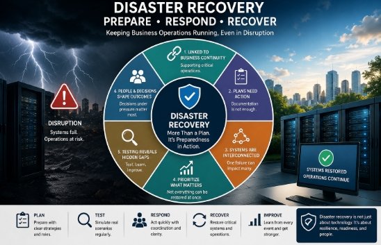 disaster recovery, IT business continuity